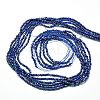 Natural Lapis Lazuli Beads Strands G-J002-13-2