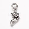 304 Stainless Steel European Dangle Charms OPDL-G006-33AS-1