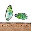 4Pcs Transparent Epoxy Resin Butterfly Wings Pendants X-RESI-C057-04D-3