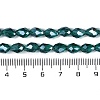 Transparent Electroplate Glass Beads Strands EGLA-N013-T4mm-B24-4