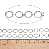 304 Stainless Steel Ring Link Chains CHS-G044-05P-2