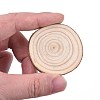 Unfinished Natural Poplar Wood Cabochons X-WOOD-E018-12-4