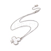 Sublimation Blank Aluminum Pendant Necklace LS-NJEW-E020-02P-04-3