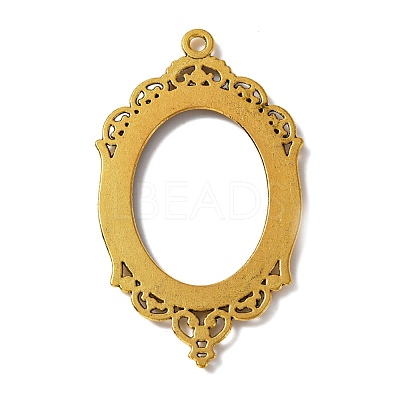 Zinc Alloy Pendant Cabochon Settings FIND-WH050-70AG-1