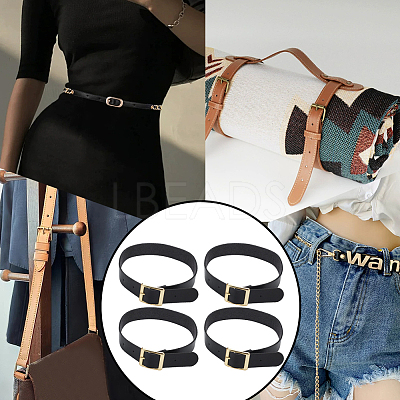 PU Leather Choker Necklaces with Alloy Clasp AJEW-WH0348-131A-1