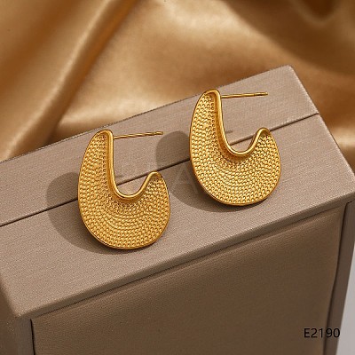 304 Stainless Steel Stud Earrings WG8DFB4-03-1