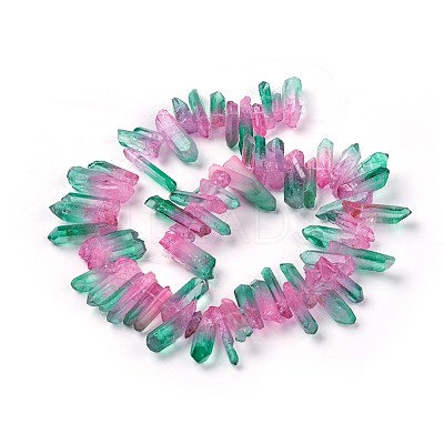 Natural Quartz Crystal Beads Strands G-K191-01B-1