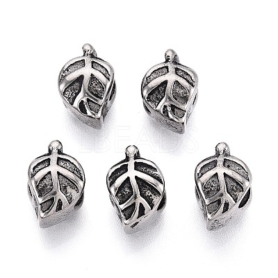 304 Stainless Steel European Style Large Hole Beads STAS-T072-111AS-1