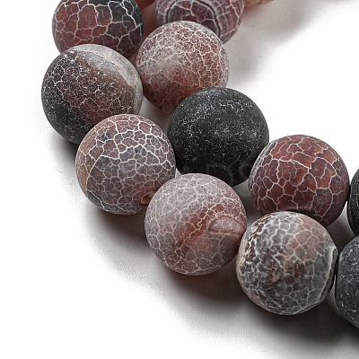 Natural Weathered Agate Beads Strands G-P538-A01-1