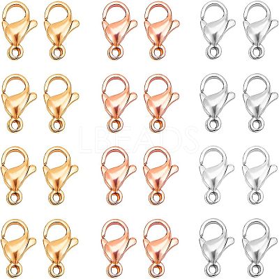 PVD Vacuum Plating 304 Stainless Steel Lobster Claw Clasps STAS-UN0006-26-1