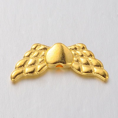 Tibetan Style Alloy Angeltee Beads TIBEB-5494-G-NR-1
