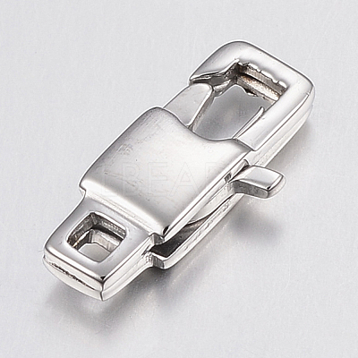 Tarnish Resistant 304 Stainless Steel Lobster Claw Clasps STAS-K167-03P-1
