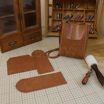 DIY Knitting Portable & Shoulder Tote Bags Set PW-WGDEA75-02-1