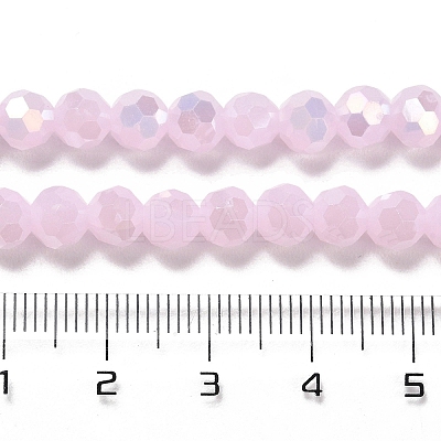 Imitation Jade Glass Beads Stands EGLA-A035-J6mm-B02-1