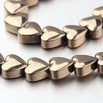 Electroplate Non-magnetic Synthetic Hematite Bead Strands G-F300-22A-06-1