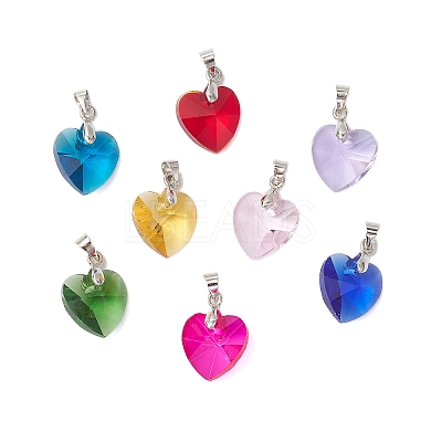 Glass Pendants PALLOY-JF02756-01-1