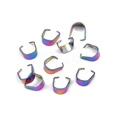 304 Stainless Steel Snap On Bails STAS-C135-01B-RC-1