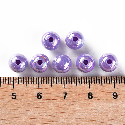 Opaque Acrylic Beads MACR-S370-D8mm-SS2114-1
