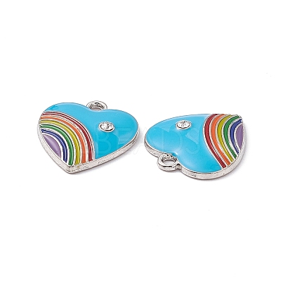 Alloy Enamel Pendant ENAM-H039-07P-E-1