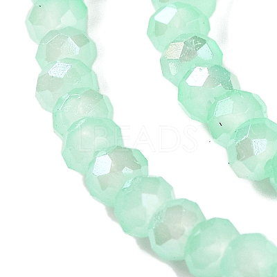 Baking Electroplate Glass Beads Strands DGLA-A039-J4mm-B07-1
