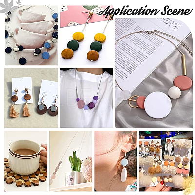 120Pcs 3 Styles Natural Pear Wood Beads WOOD-PH0003-92-1