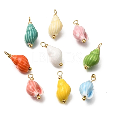 Handmade Porcelain Pendants PR-CBA0027-08G-1