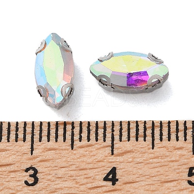 Horse Eye Sew on Rhinestone RGLA-L028-08D-04-1