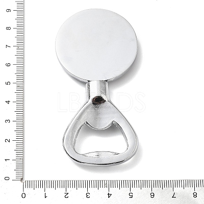 Zinc Alloy Bottle Opener Cabochon Component PALLOY-D312-01P-06-1