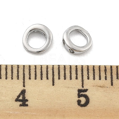 Brass Ring Charm Connectors KK-M306-04P-1