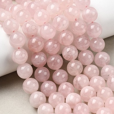 Natural Madagascar Rose Quartz Beads Strands G-B167-A01-10mm-1