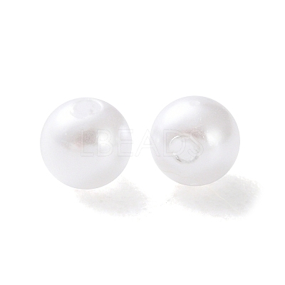Plastic Imitation Pearl Beads FIND-M059-01C-M-1