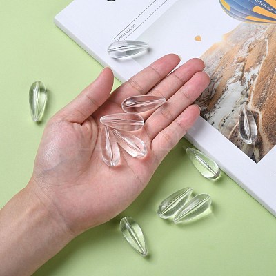 Transparent Acrylic Beads X-PL6315Y-1
