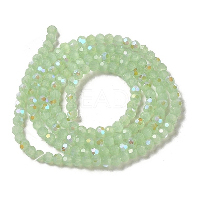 Imitation Jade Glass Beads Strands EGLA-A035-J3mm-L01-1