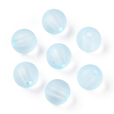 Transparent Acrylic Ball Beads FACR-R021-8mm-06-1