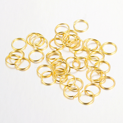 Iron Open Jump Rings IFIN-A018-10mm-G-NF-1