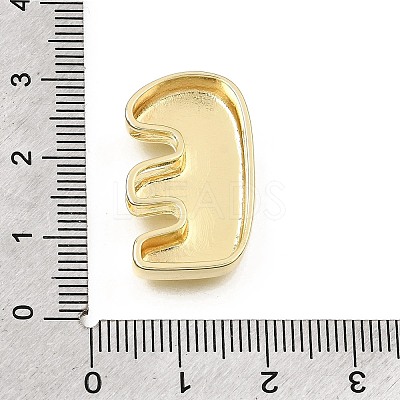 Brass Slide Charms KK-Z163-01G-E-1