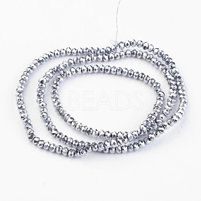 Electroplate Glass Bead Strands X-EGLA-G014-2mm-FP03-1