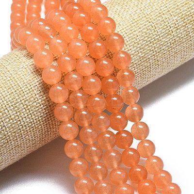 Natural Malaysia Jade Beads Strands G-L645-C01-10mm-20-1