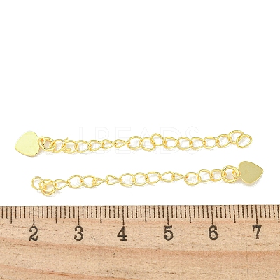 Rack Plating Brass Chain Extender X-FIND-T071-16G-02-1