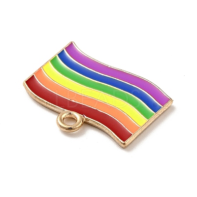 Alloy Enamel Pendants X-ENAM-G208-11KCG-1