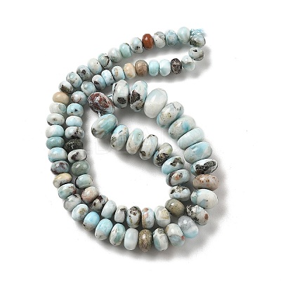 Natural Larimar Beads Strands G-Q024-E03-01-1