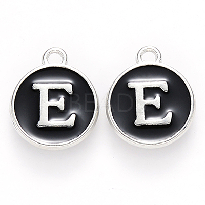 Platinum Plated Alloy Charms LS-ENAM-S118-02E-P-1
