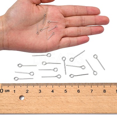 Tarnish Resistant 304 Stainless Steel Eye Pin STAS-R045-15mm-1