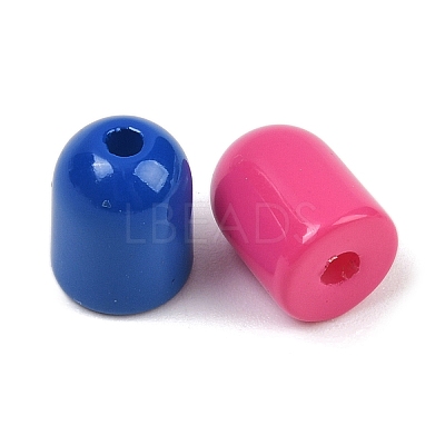 Opaque Acrylic Beads OACR-B036-09-1