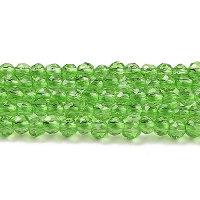 Transparent Glass Beads Strands GLAA-H021-03-18-1