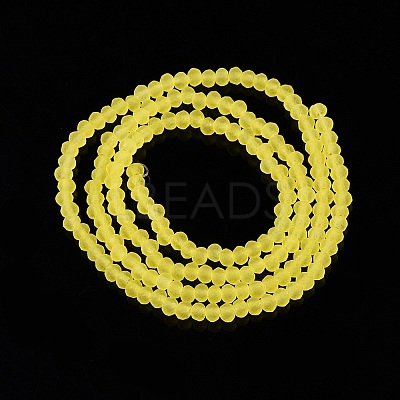Transparent Glass Beads Strands EGLA-A044-T1mm-MD29-1