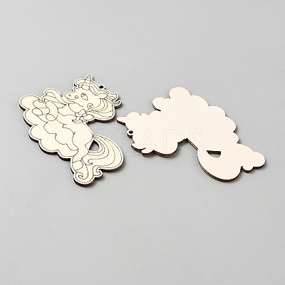 Unicorn Unfinished Wood Pieces WOOD-CJC0007-04C-1