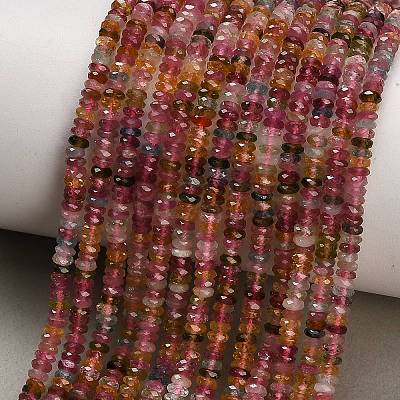 Natural Multicolor Tourmaline Beads Strands GG-CBA4399-E01-01-1