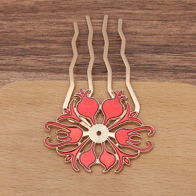 Alloy Hair Comb Findings PW-WGAD31C-07-1