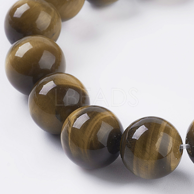 Tiger Eye Beads Strands X-G-C076-12mm-1B-1